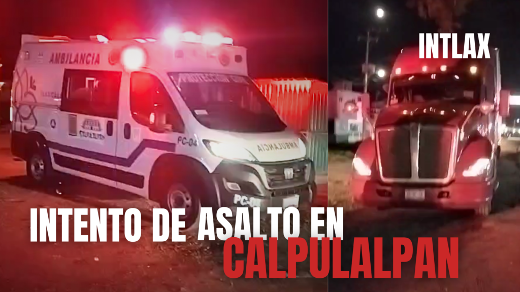 Intenta asaltar a camionero en Calpulalpan, Tlaxcala.