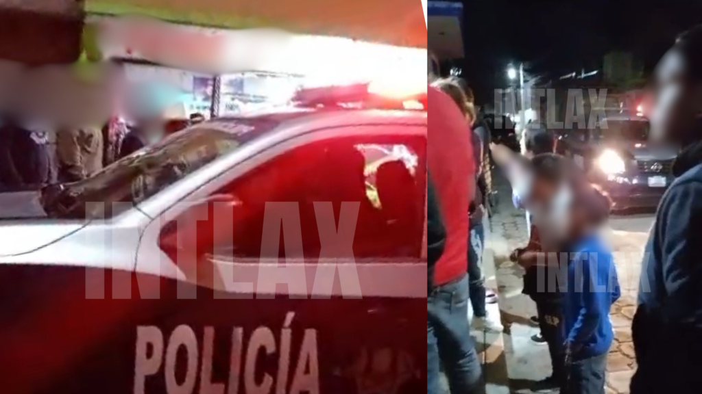 En Calpulalpan persona sospechosa es detenida por la policía en el mirador.